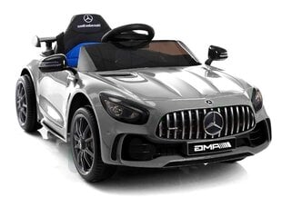 Детский одноместный электромобиль Mercedes GTR, серебристый цена и информация | Электромобили для детей | pigu.lt