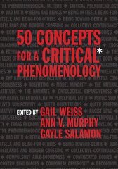 50 Concepts for a Critical Phenomenology kaina ir informacija | Istorinės knygos | pigu.lt