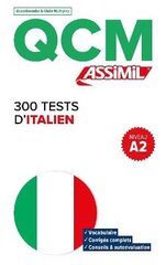 QCM 300 Tests D'Italien, niveau A2 kaina ir informacija | Užsienio kalbos mokomoji medžiaga | pigu.lt