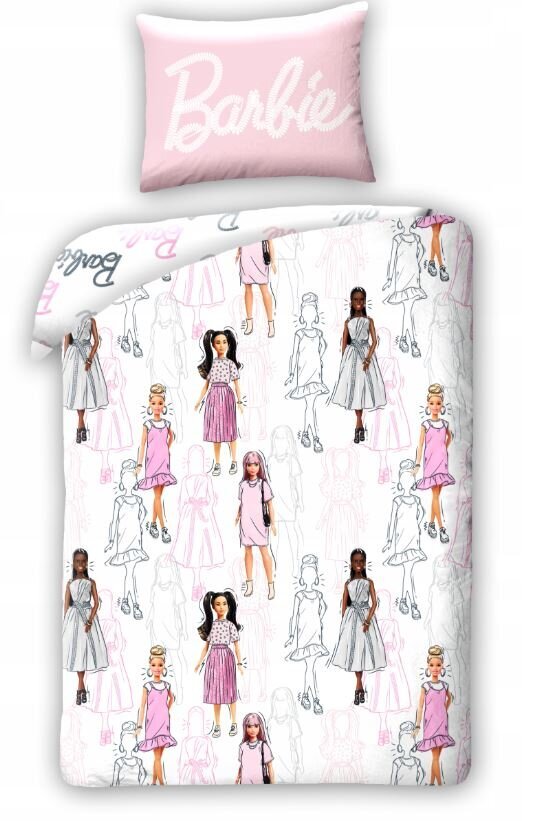 Patalynės komplektas Barbie 160x200, 2 dalių цена и информация | Patalynės komplektai | pigu.lt