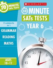 Grammar, Reading & Maths 10-Minute SATs Tests Ages 10-11 kaina ir informacija | Knygos paaugliams ir jaunimui | pigu.lt