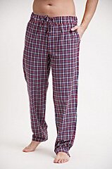 Мужские пижамные брюки в клетку/COTPARK/565-14 цена и информация | Мужские халаты, пижамы | pigu.lt