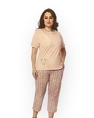 Женские пижамные штаны и футболка больших размеров Cotpark/14416 цена и информация | Женские пижамы, ночнушки | pigu.lt