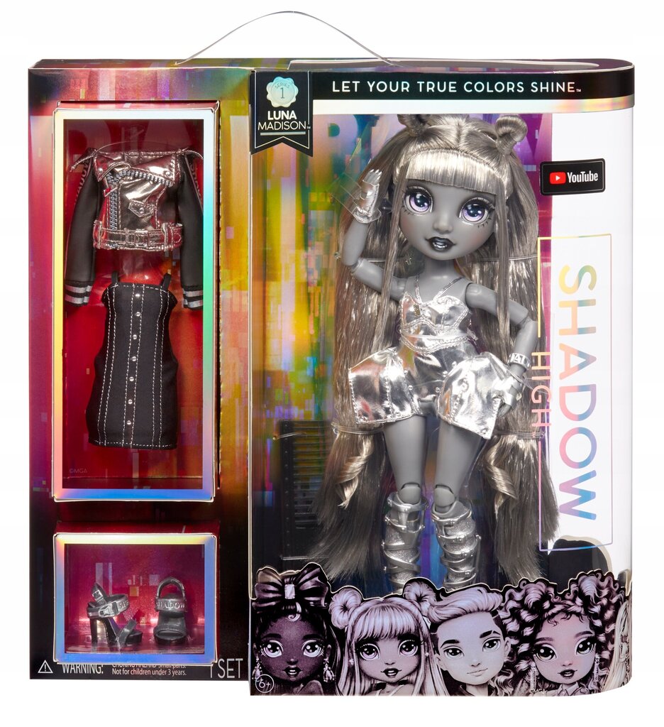 Lėlė Rainbow High Luna Madison цена и информация | Žaislai mergaitėms | pigu.lt