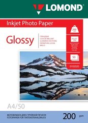 Lomond Photo Inkjet Paper Glossy Economy 200 g/m2 10x15, 50 sheets цена и информация | Аксессуары для фотоаппаратов | pigu.lt