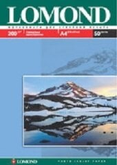 Lomond Photo Inkjet Paper Glossy 200 g/m2 A4, 50 sheets цена и информация | Аксессуары для фотоаппаратов | pigu.lt