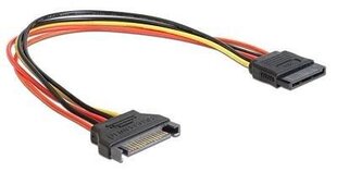 Kabelis Gembird SATA 15 pin M - SATA 15 pin F, 30 cm kaina ir informacija | Kabeliai ir laidai | pigu.lt