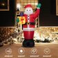 Pripučiamas Kalėdų Senis, 182 cm kaina ir informacija | Kalėdinės dekoracijos | pigu.lt