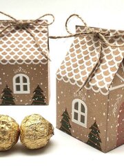 Коробка конфет Christmas House 10 шт, Electronics-17 цена и информация | Рождественские украшения | pigu.lt