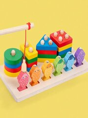 Развивающая игрушка Сортер, деревянная цена и информация | Развивающие игрушки | pigu.lt