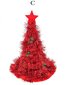 Kalėdinė kepurė Eglutė, 47x27 cm, žalia kaina ir informacija | Karnavaliniai kostiumai | pigu.lt