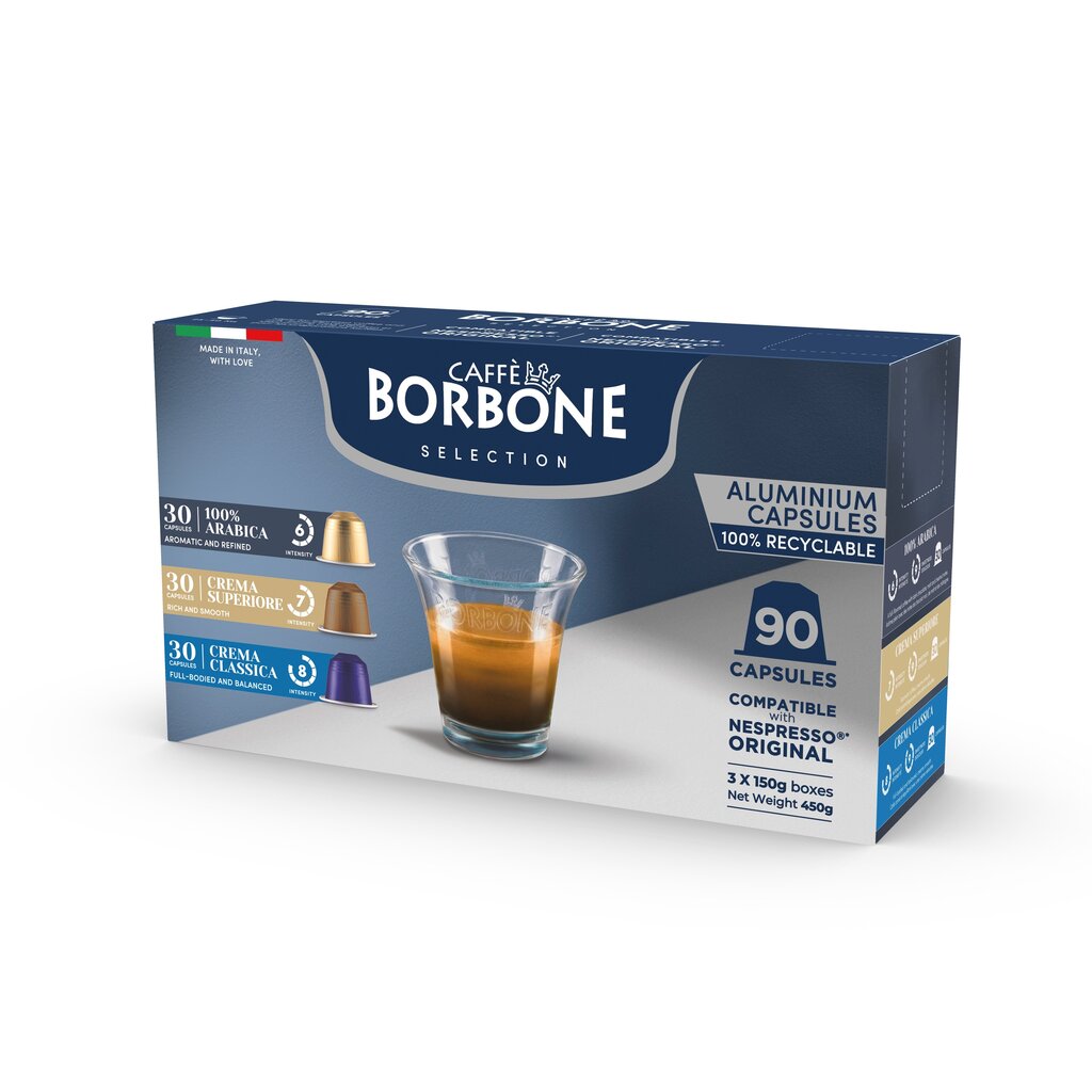 Borbone 3 rūšių kavos kapsulės, 3 x 30 vnt. цена и информация | Kava, kakava | pigu.lt