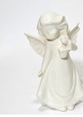 Statulėlė angelas su žibintu, 15cm цена и информация | Рождественские украшения | pigu.lt