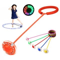 Šokinėjimo lankas Hula Hoop Led Red цена и информация | Игрушки для песка, воды, пляжа | pigu.lt