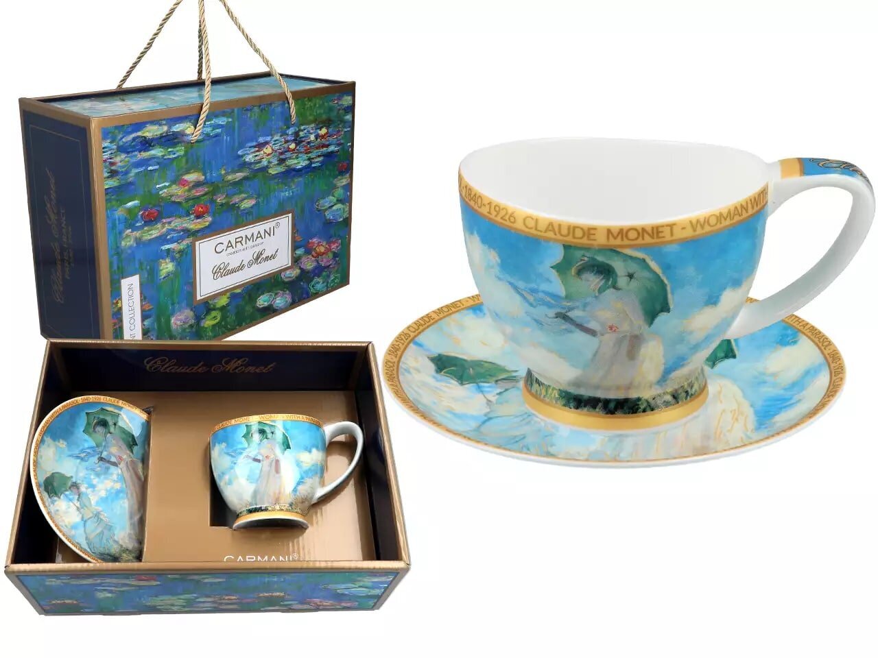 Carmani puodelis dėžutėje C. Monet, 350 ml цена и информация | Taurės, puodeliai, ąsočiai | pigu.lt