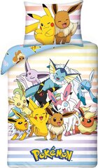 Детский комплект постельного белья Pokemon 140x200см, 2 части  цена и информация | Детское постельное бельё | pigu.lt