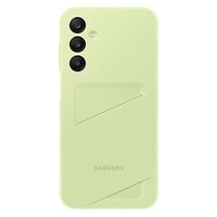 Etui Samsung EF-OA256TMEGWW A25 5G A256 limonka|lime Card Slot Cover цена и информация | Чехлы для телефонов | pigu.lt