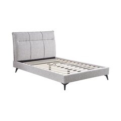 Кровать спальная двуспальная Morfejus без ящика для белья 160x200 темно-серая цена и информация | Кровати | pigu.lt
