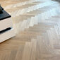 Ąžuolinis parketas, 11x100x500 mm, Mist Standard kaina ir informacija | Laminuotos grindys | pigu.lt