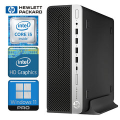 HP 600 G5 SFF i5-9500 8GB 1TB SSD M.2 NVME+1TB GT1030 2GB WIN11Pro цена и информация | Стационарные компьютеры | pigu.lt