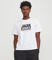 Мужская футболка Jack & Jones 12253778*01, белый  цена и информация | Футболка мужская | pigu.lt