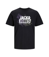 Jack & Jones Детская футболка 12254186*01, черный 5715514945031 цена и информация | Рубашки для мальчиков | pigu.lt