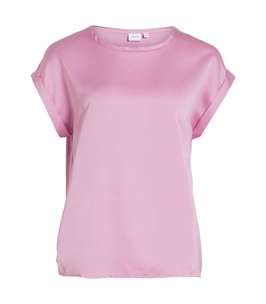 Marškinėliai moterims Vila, violetiniai kaina ir informacija | Marškinėliai moterims | pigu.lt
