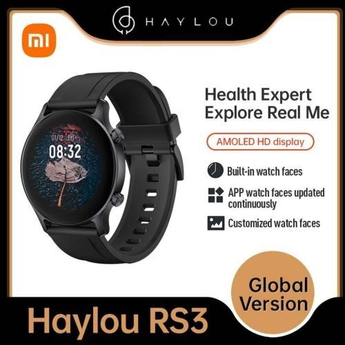 Haylou RS3/LS04 Black цена и информация | Išmanieji laikrodžiai (smartwatch) | pigu.lt