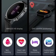 Haylou RS3 LS04 black kaina ir informacija | Išmanieji laikrodžiai (smartwatch) | pigu.lt