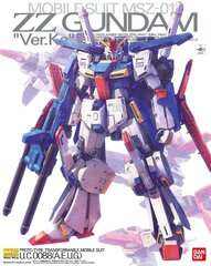 Surenkamas modelis MG ZZ Gundam Ver.Ka Bandai 63151 цена и информация | Конструкторы и кубики | pigu.lt