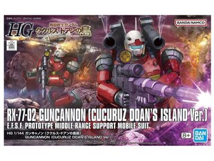 Bandai - HGUC RX-77-02 Guncannon (Cucuru Doan's Island Version), 1/144, 65315 цена и информация | Конструкторы и кубики | pigu.lt