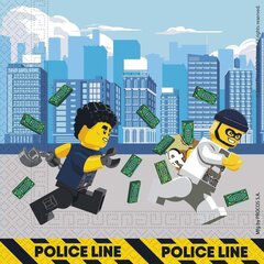 Vienkartinių indų rinkinys Lego City Police kaina ir informacija | Vienkartiniai indai šventėms | pigu.lt