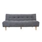 Sofa-lova Home4you Kiruna, pilka kaina ir informacija | Sofos | pigu.lt