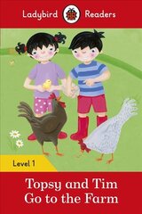 Ladybird Readers Level 1 - Topsy and Tim - Go to the Farm (ELT Graded Reader) kaina ir informacija | Knygos paaugliams ir jaunimui | pigu.lt