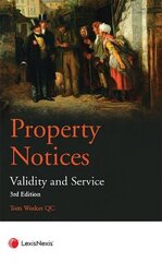 Property Notices: Validity and Service 3rd edition цена и информация | Книги по экономике | pigu.lt