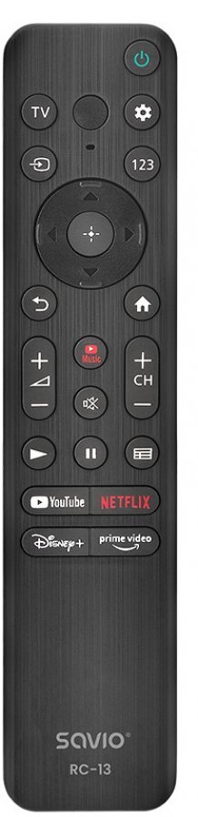 Savio Sony Universal Remote Control RC-13 цена и информация | Išmaniųjų (Smart TV) ir televizorių priedai | pigu.lt