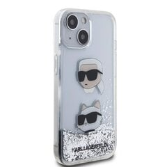 Karl Lagerfeld Liquid Glitter Karl And Choupette Head Case kaina ir informacija | Telefono dėklai | pigu.lt