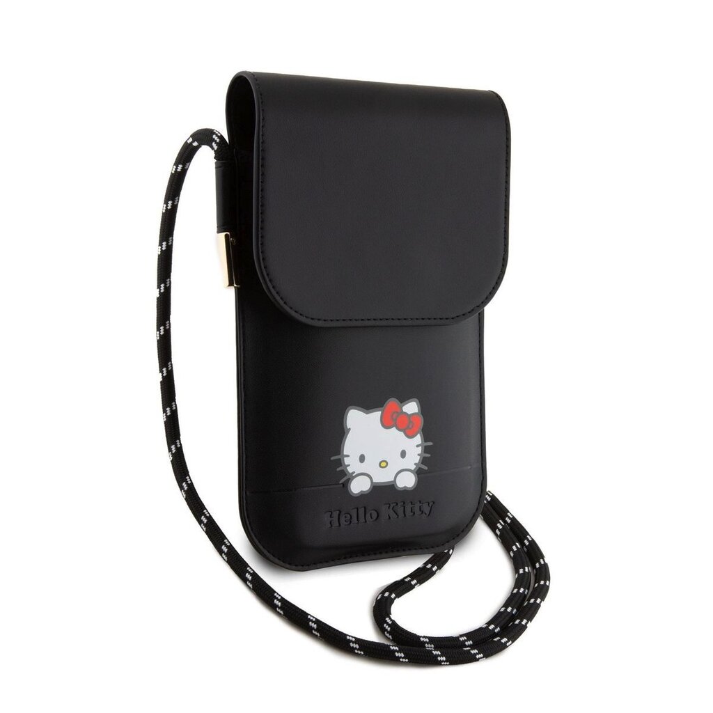 Hello Kitty PU Daydreaming Logo Leather Wallet Phone Bag kaina ir informacija | Telefono dėklai | pigu.lt