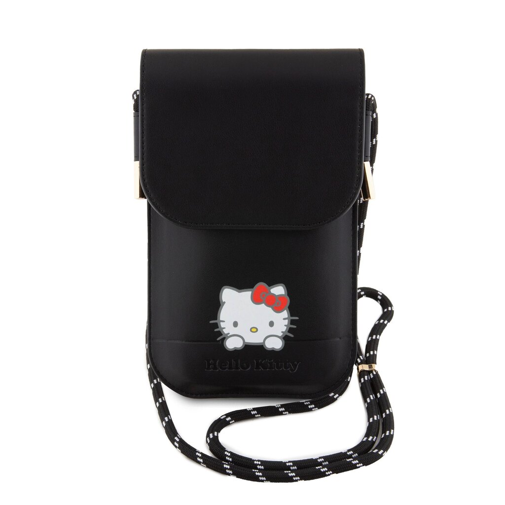 Hello Kitty PU Daydreaming Logo Leather Wallet Phone Bag kaina ir informacija | Telefono dėklai | pigu.lt