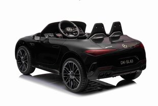 Dvivietis elektromobilis vaikams Mercedes Benz AMG SL63, juodas цена и информация | Электромобили для детей | pigu.lt