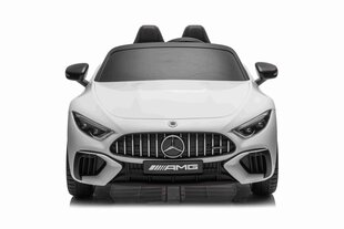 Dvivietis elektromobilis vaikams Mercedes Benz AMG SL63, baltas цена и информация | Электромобили для детей | pigu.lt