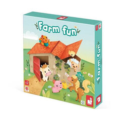 Игра для развития памяти Janod Farm Fun цена и информация | Настольные игры, головоломки | pigu.lt