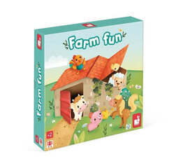 Игра для развития памяти Janod Farm Fun цена и информация | Настольные игры, головоломки | pigu.lt