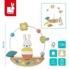 Medinė balansavimo lenta su kilpa Janod kaina ir informacija | Žaislai kūdikiams | pigu.lt