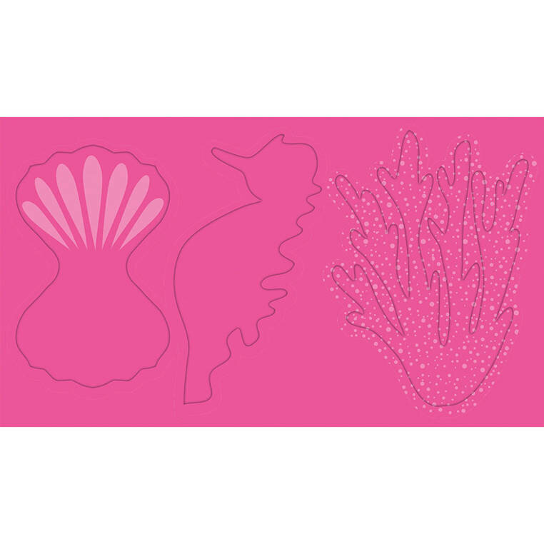 Kūrybinis rinkinys jūrų gyvūnai iš 3D popieriaus Janod, 9d. kaina ir informacija | Lavinamieji žaislai | pigu.lt