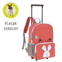 Рюкзак на колесиках со съемной рамой Лиса Lassig, оранжевый цена и информация | Школьные рюкзаки, спортивные сумки | pigu.lt