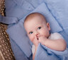 Kūdikių antklodė vežimėliui Lullalove, blue, 65×70cm kaina ir informacija | Vežimėlių priedai | pigu.lt