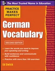 Practice Makes Perfect German Vocabulary 2nd edition цена и информация | Пособия по изучению иностранных языков | pigu.lt
