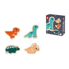 Dėlionių rinkinys Janod, dinozaurai kaina ir informacija | Dėlionės (puzzle) | pigu.lt