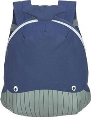 Маленький рюкзак Lassig Кит, синий цена и информация | Школьные рюкзаки, спортивные сумки | pigu.lt